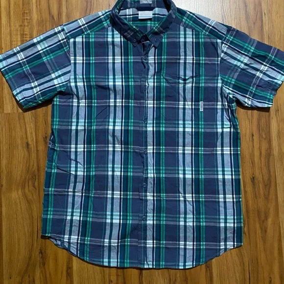 Columbia Sportswear Company Men’s Button Down Short Sleeve Shirt Regular Size L - Picture 5 of 14